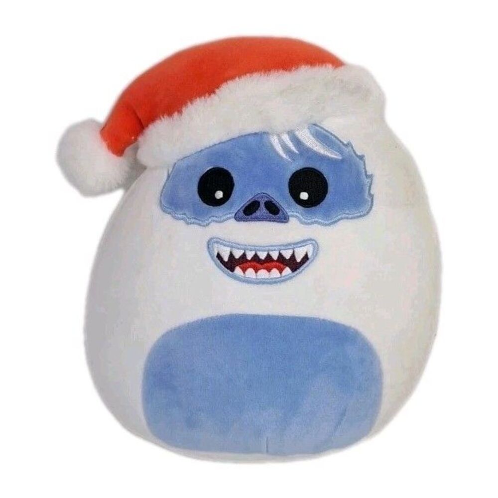 Squishmallows 8" Bumble the Abominable Snow Monster with Santa Hat Plush Rudolph